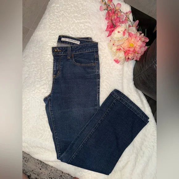 DKNY Dark Blue Straight Leg Jeans Size 10 - Picture 6 of 9